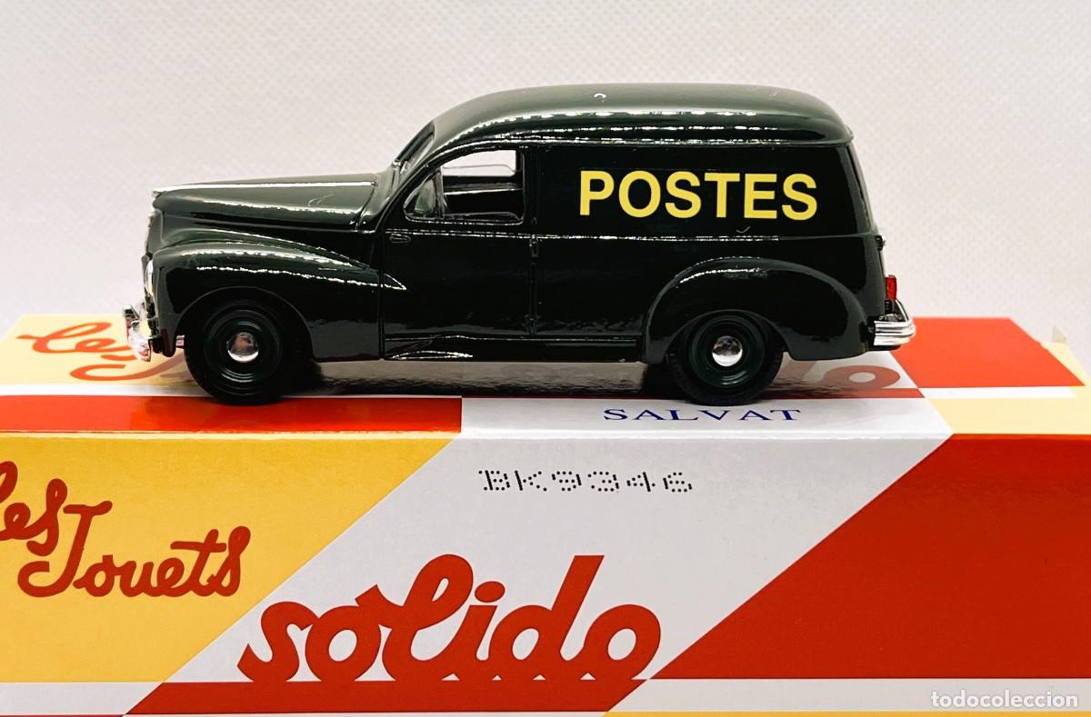 Coches a escala: SOLIDO ANTIGUO PEUGEOT 203 POSTES, 1/43, COMO NUEVO C/CAJA - FLA