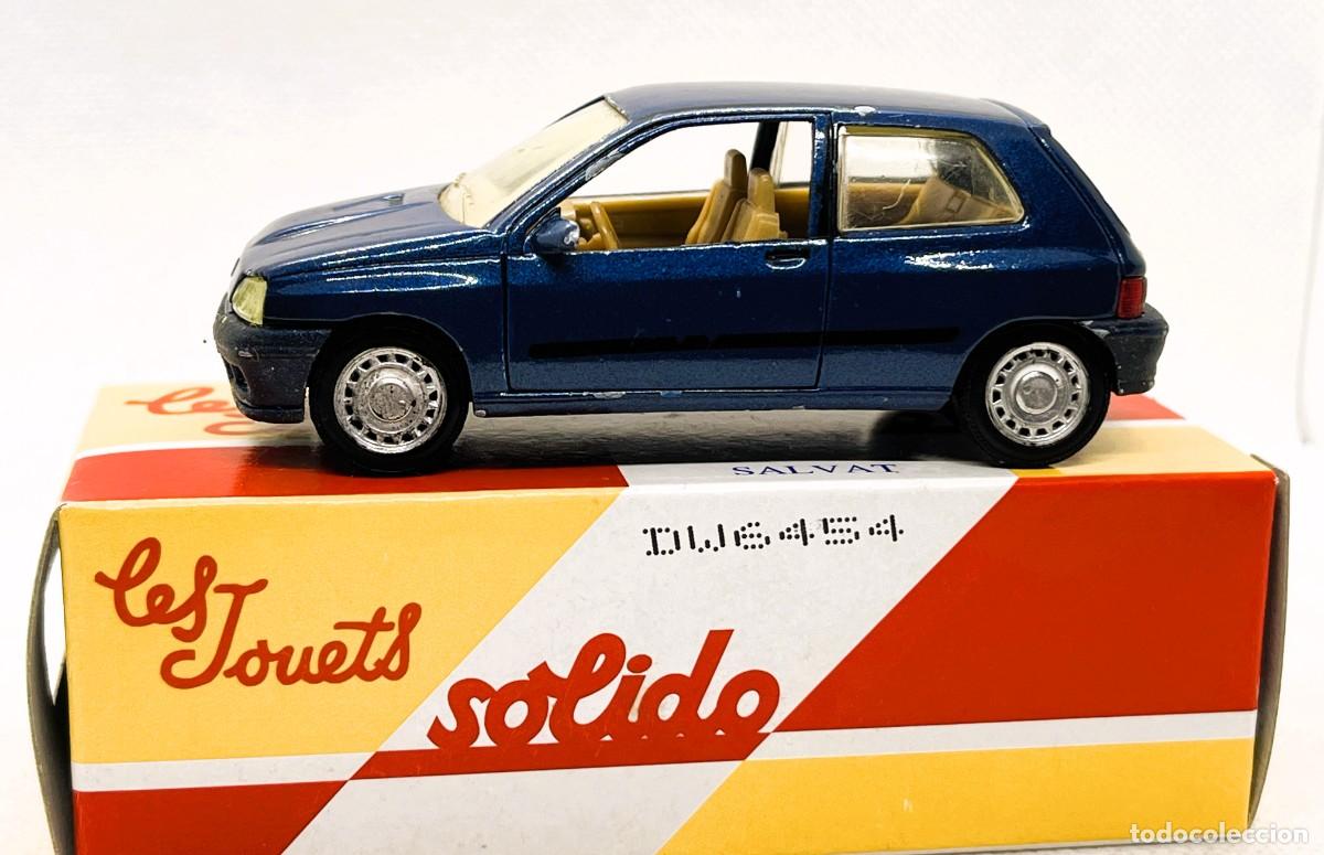 Voitures &agrave; l'&eacute;chelle: SOLIDO RENAULT CLIO, ESC.1/43, BUENO, JUGUETE ANTIGUO C/CAJA - FLA