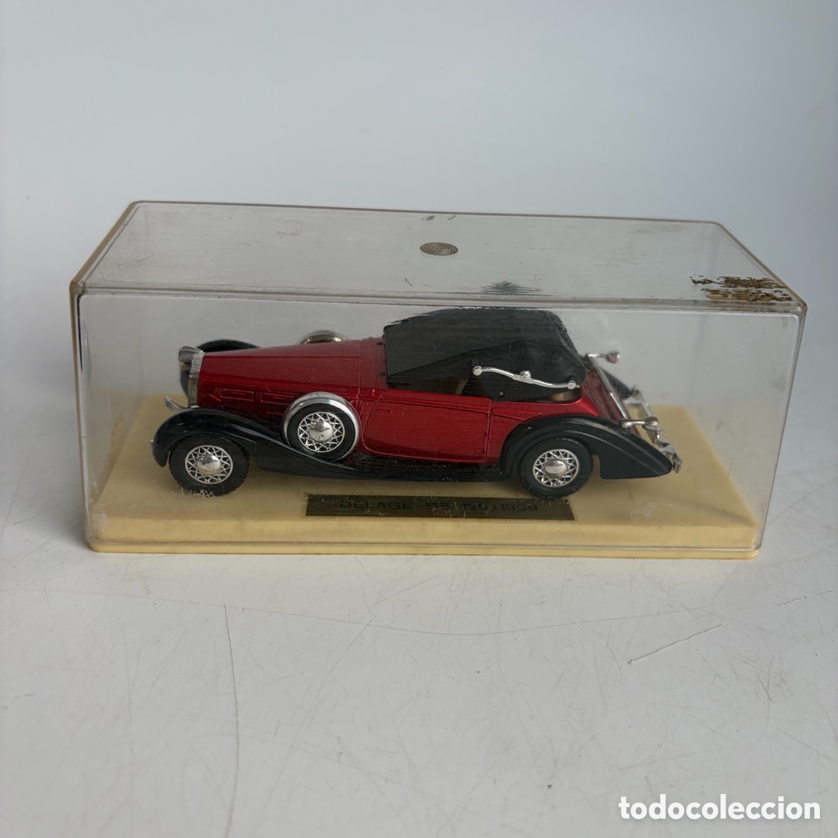 Coches a escala: Coche Delage D8 120 1939 Solido rojo