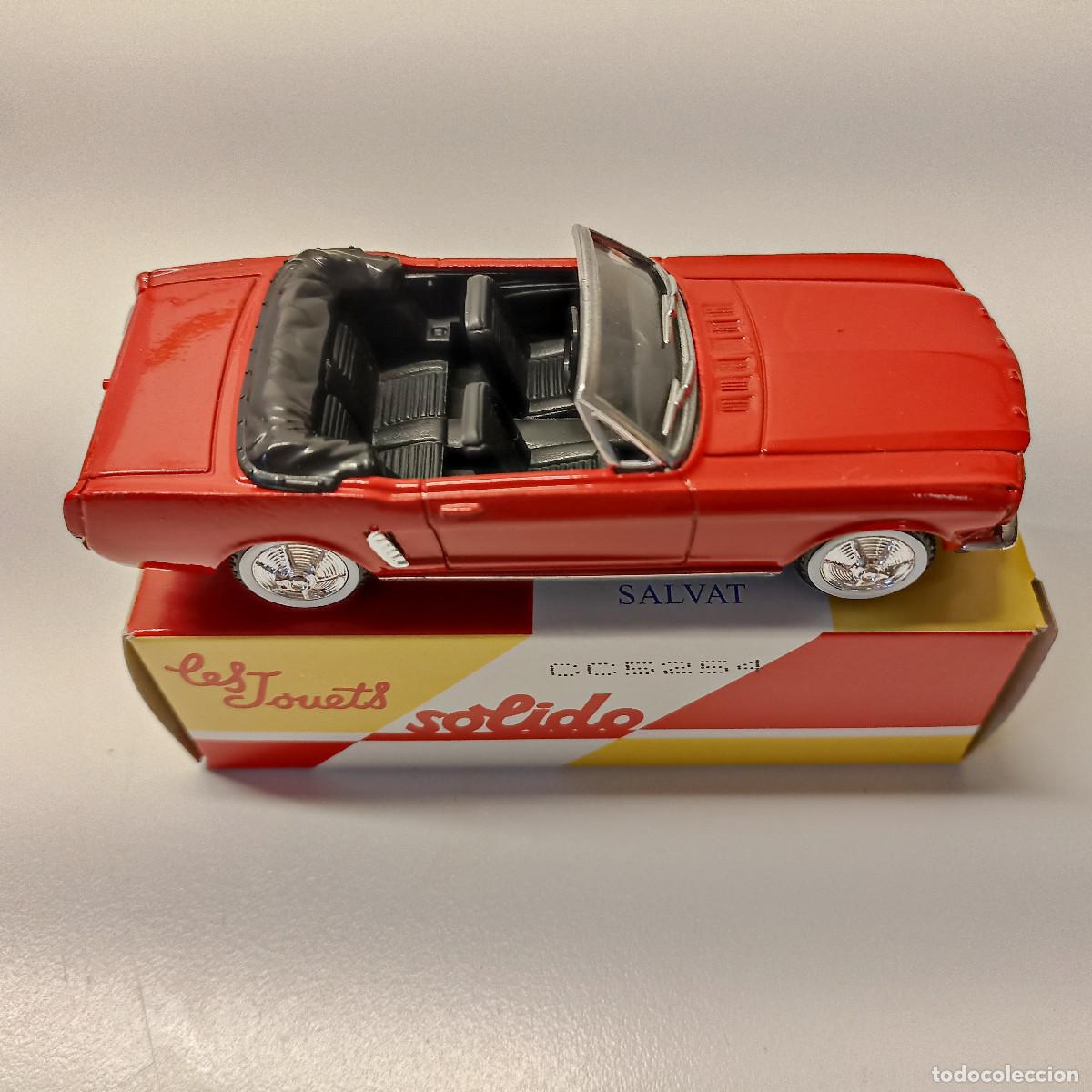 Coches a escala: Ford Mustang 1964. Solido Salvat n&ordm; 9. Escala 1:43, con su caja de cart&oacute;n.