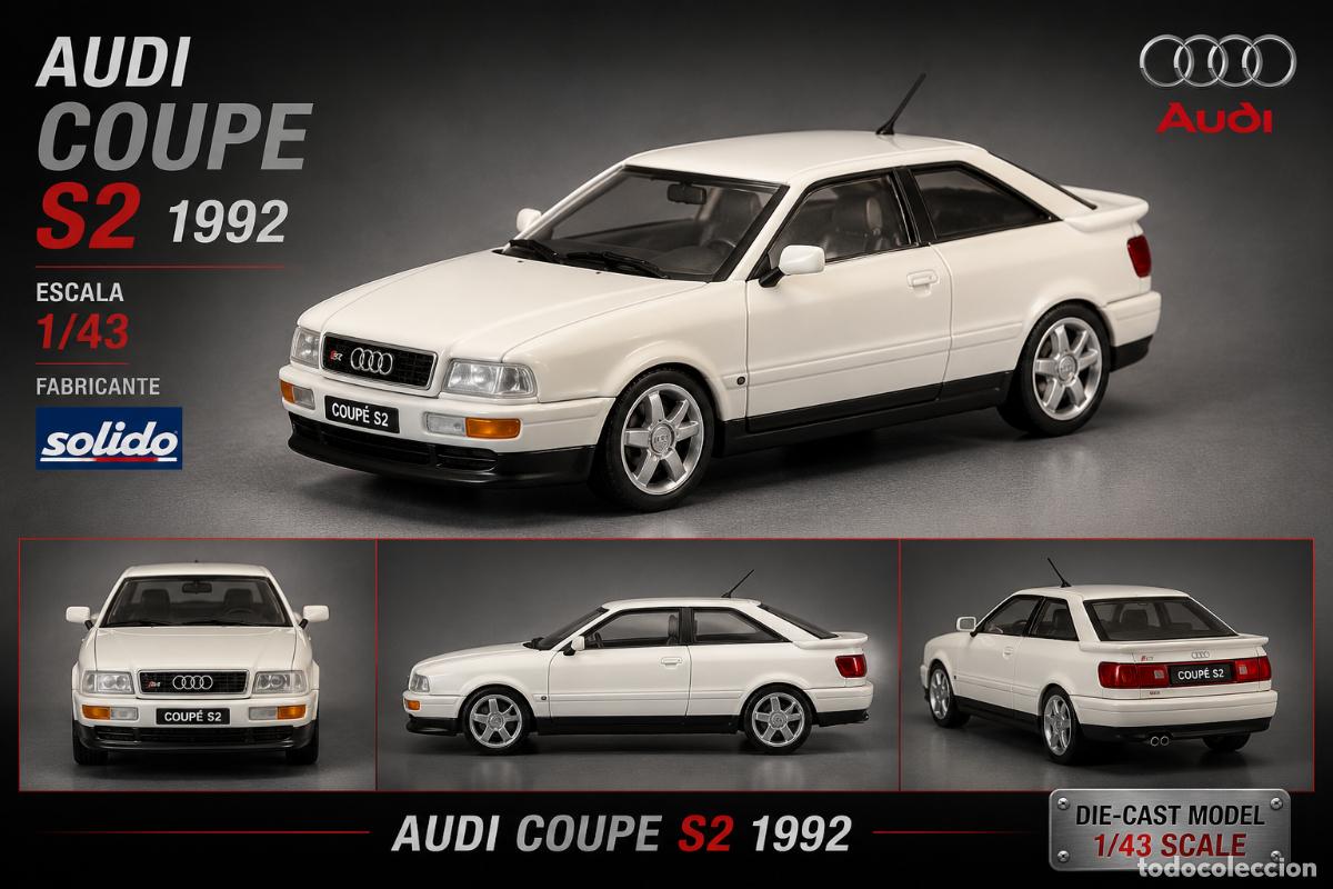 Coches a escala: AUDI COUPE S2 1992 WHITE