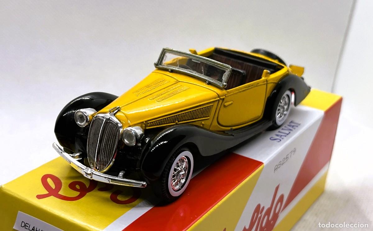 Coches a escala: SOLIDO DELAHAYE 135 M CABRIO ABIERTO, ANTIGUO, ESC.1/43, NUEVO C/CAJA - FLA