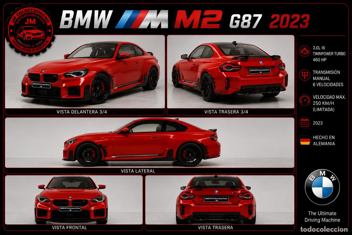 Coches a escala: BMW M2 G87 2023 1/43