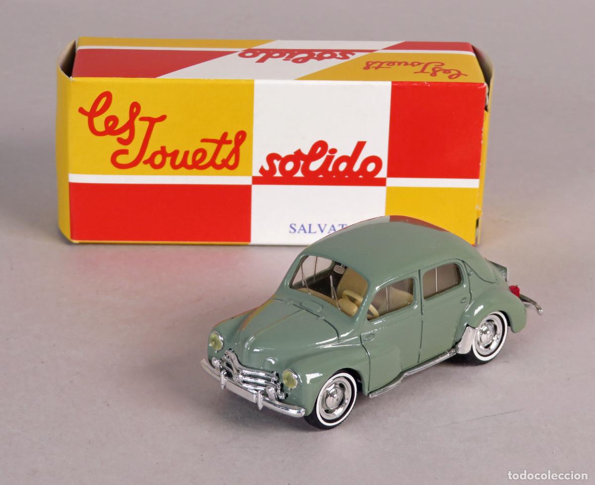 Coches a escala: Renault 4 CV S&oacute;lido 1/43 Salvat Coches Inolvidables Made in France