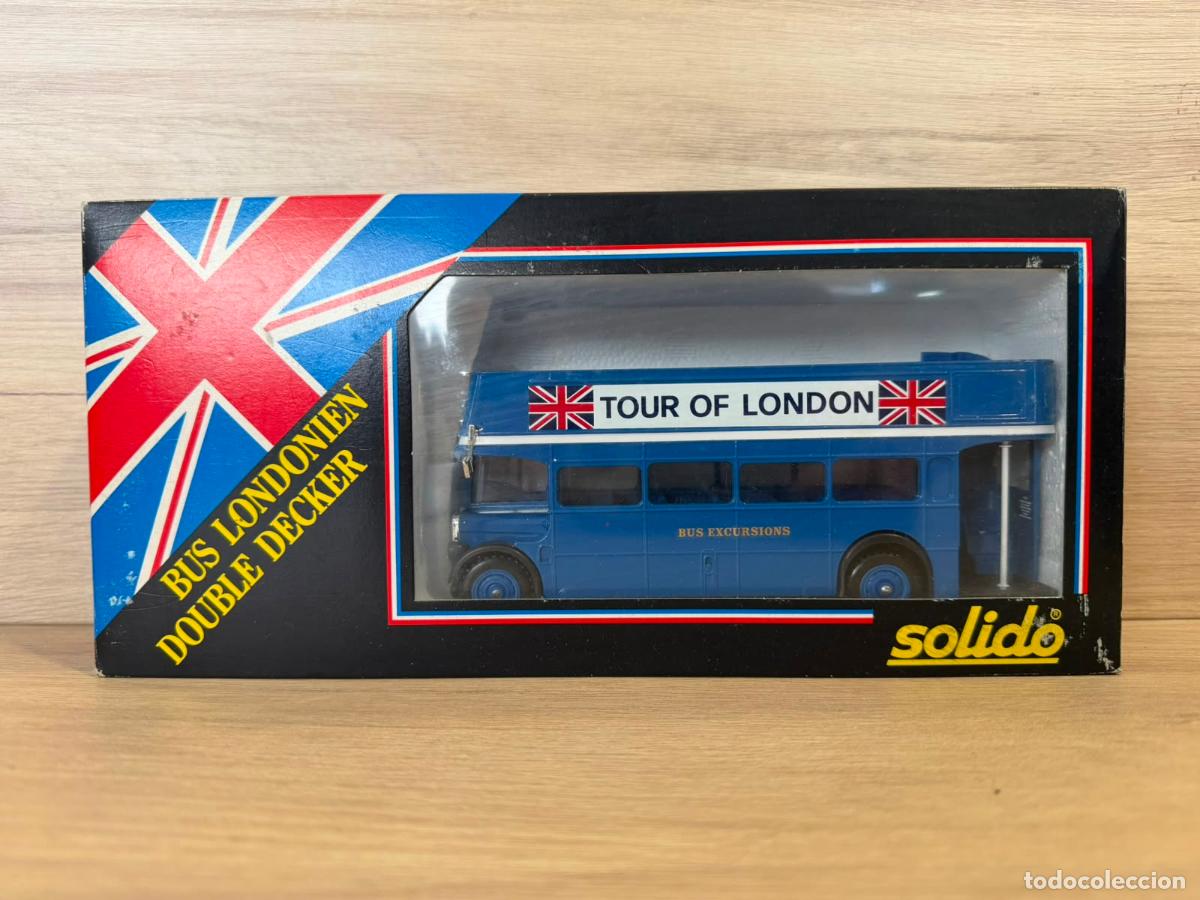 Coches a escala: SOLIDO BUS LONDONIEN DOUBLE DECKER - con caja