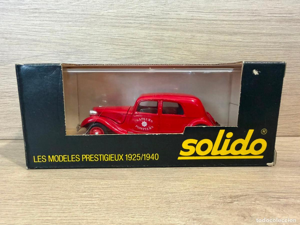 Coches a escala: SOLIDO CITROEN 15CV 32A - con caja