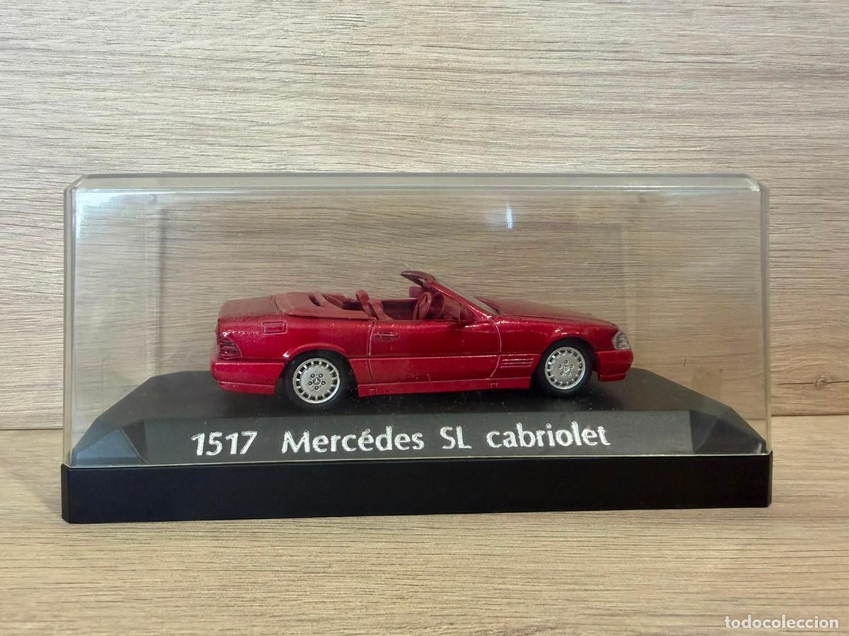Coches a escala: SOLIDO 1517 MERC&Eacute;DES SL CABRIOLET - con caja