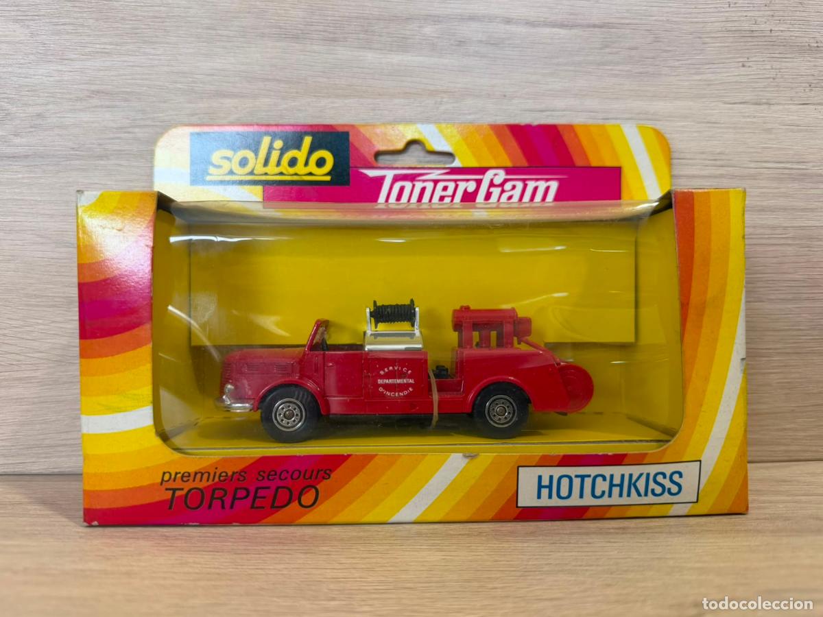 Coches a escala: SOLIDO TONER GAM HOTCHKISS PREMIERS SECOURS TORPEDO 362 - con caja