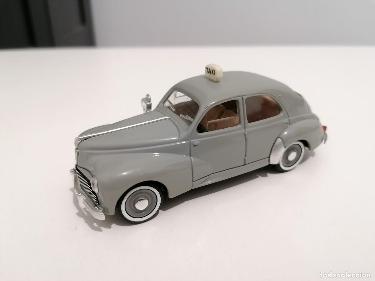 Model Cars: Solido 1/43 Peugeot 203 Taxi Lyon 1955 Buen Estado
