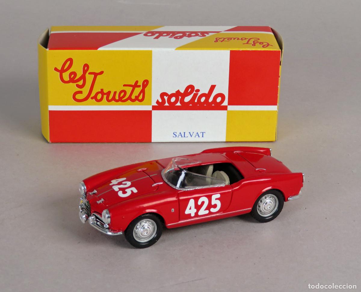Model Cars: Alfa Romeo Giulietta Spider 1958 S&oacute;lido 1/43 Salvat Coches Inolvidables