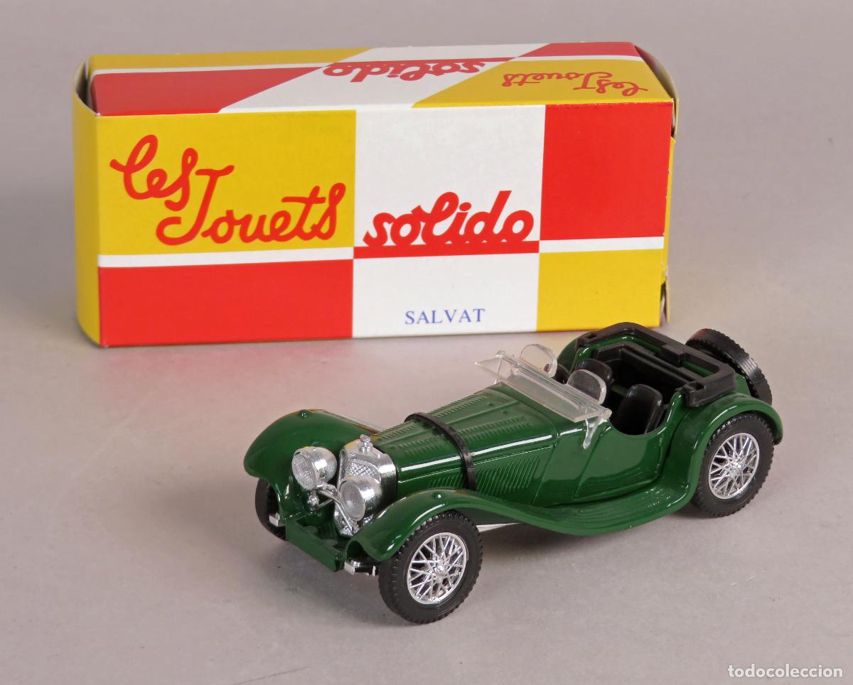 Model Cars: Jaguar SS 100 1938 S&oacute;lido 1/43 Made in France Salvat Coches Inolvidables