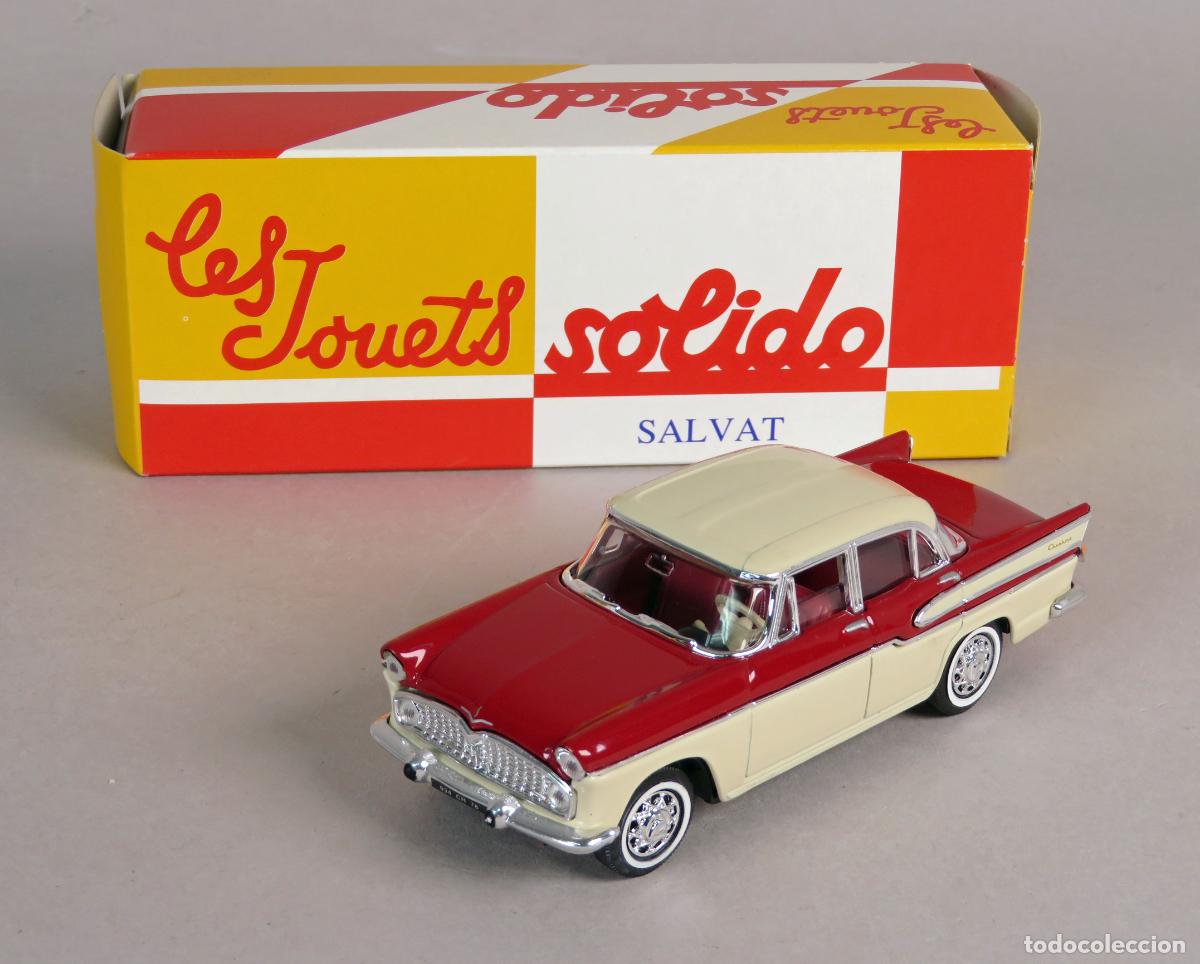 Coches a escala: Simca Chambord Presidence 1958 S&oacute;lido 1/43 Made in France Salvat Coches Inolvidables