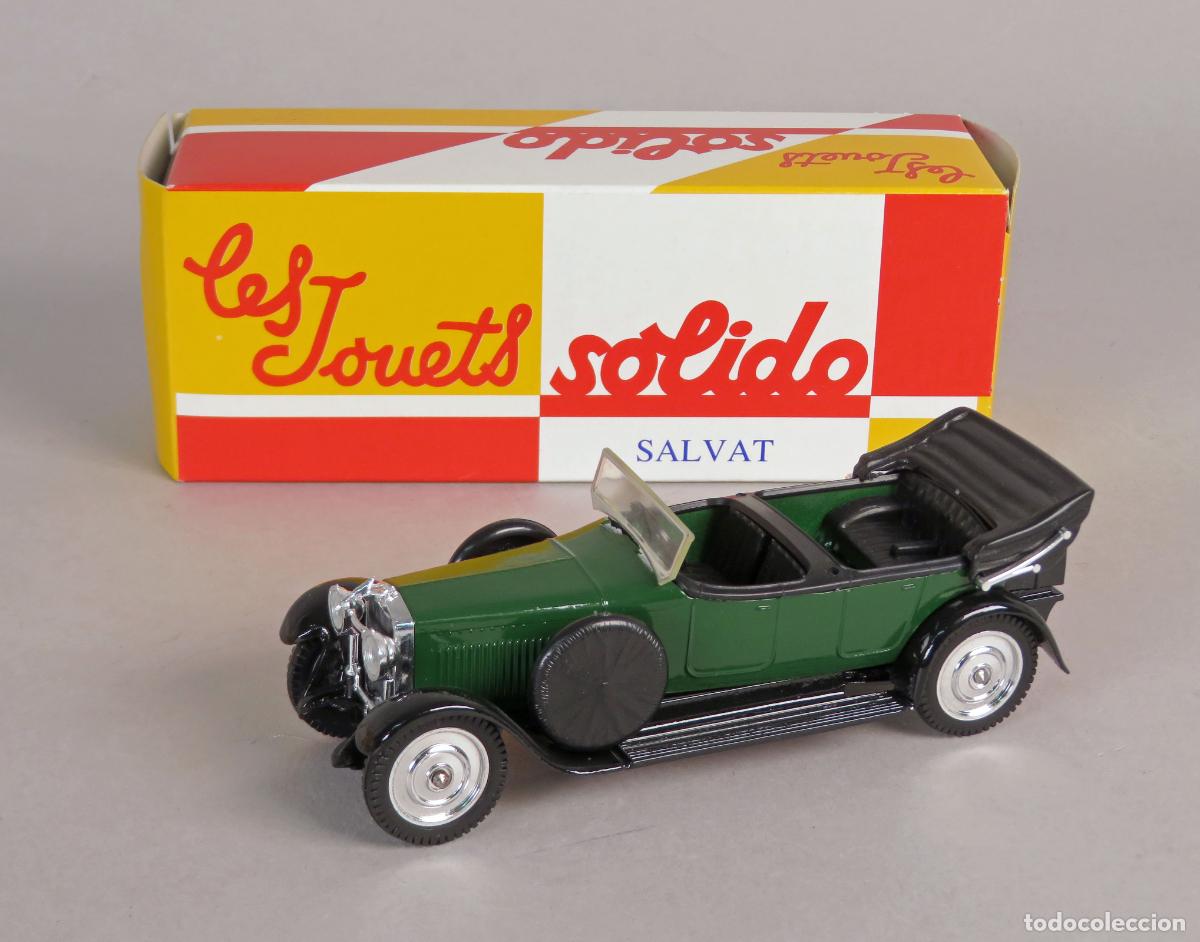 Coches a escala: Hispano Suiza H6B cabrio S&oacute;lido 1/43 Made in France Salvat Coches Inolvidables