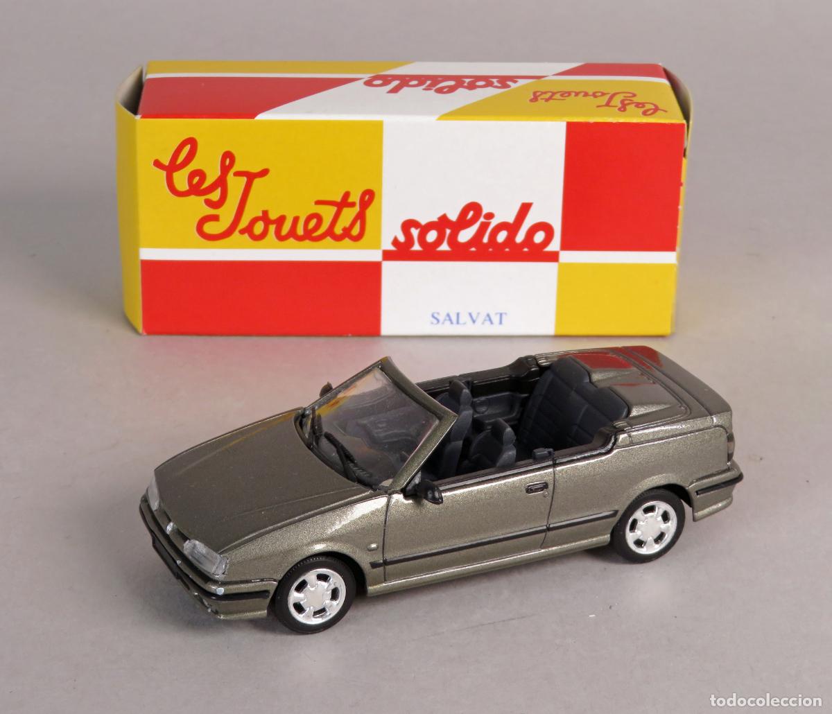 Coches a escala: Renault 19 Cabriolet S&oacute;lido 1/43 Made in France Salvat Coches Inolvidables
