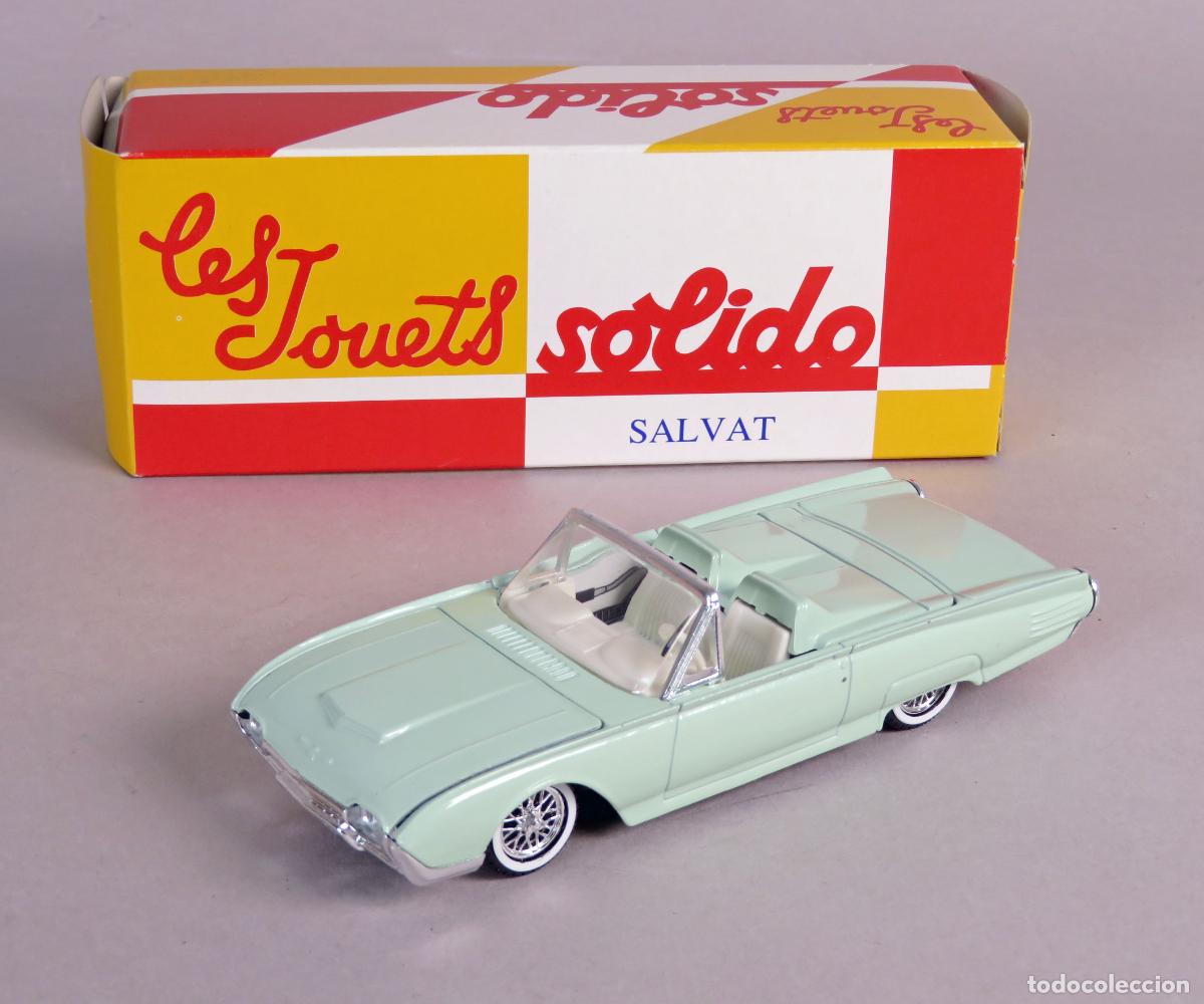 Coches a escala: Ford Thunderbird cabrio 1961 S&oacute;lido 1/43 Salvat Coches Inolvidables Made in France