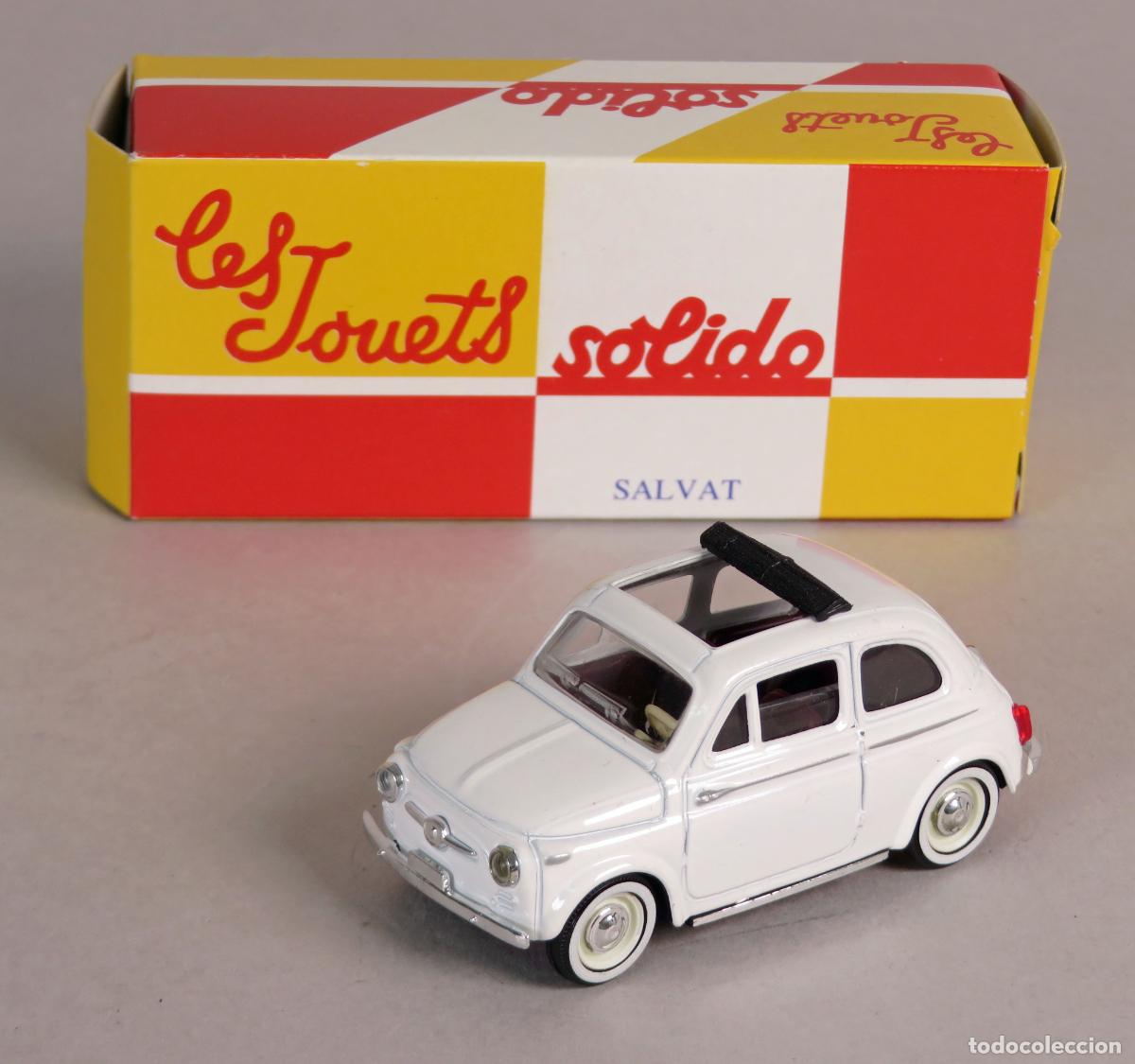 Coches a escala: Fiat 500 1957 S&oacute;lido 1/43 Salvat Los Seat 600 Made in France