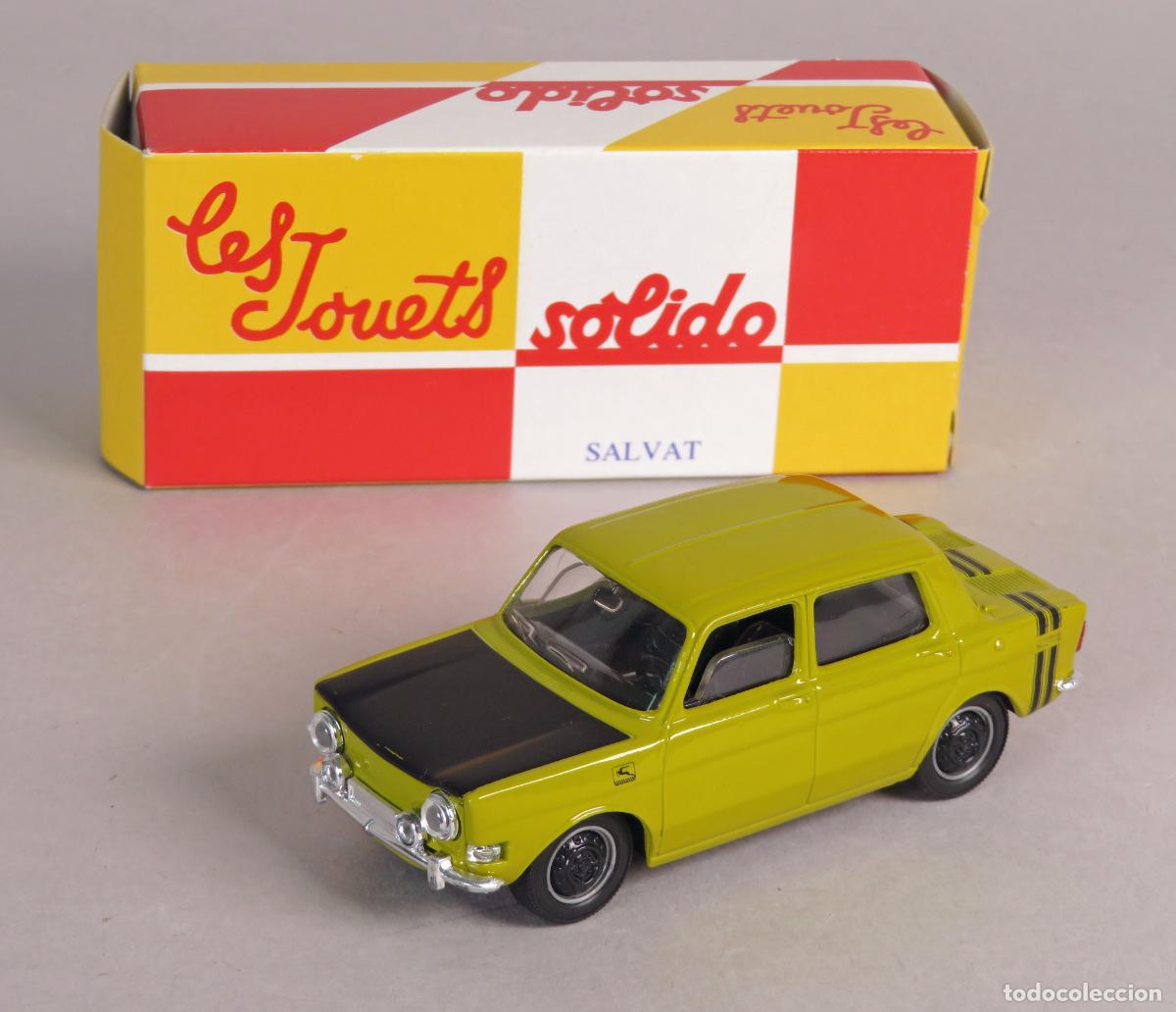 Coches a escala: Simca 1000 Rallye S&oacute;lido 1/43 Salvat Coches Inolvidables Made in France