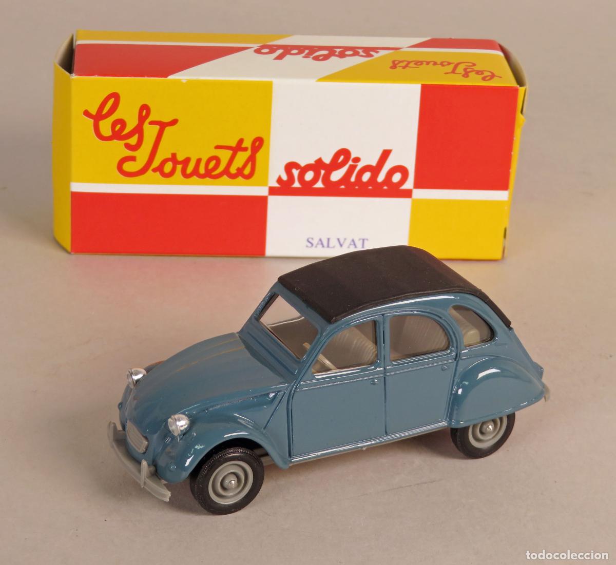 Coches a escala: Citroen 2 CV 6 S&oacute;lido 1/43 Salvat Coches Inolvidables Made in France