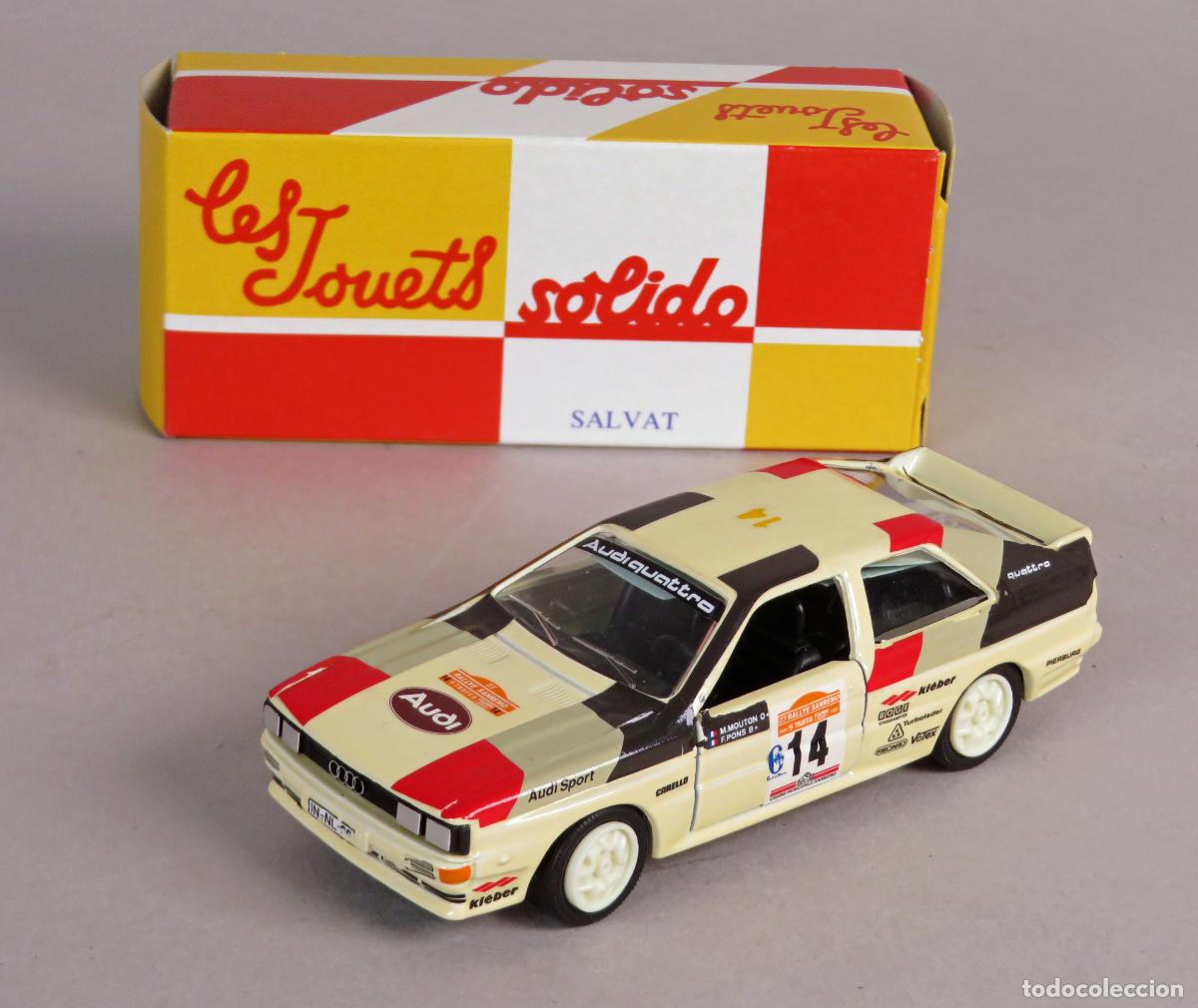 Coches a escala: Audi Quattro 1980 S&oacute;lido 1/43 Salvat Coches Inolvidables Made in France