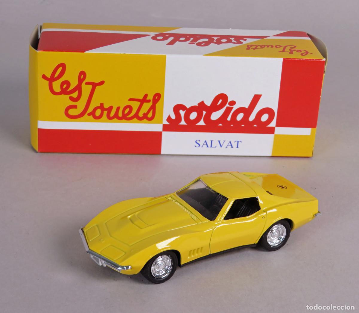Coches a escala: Chevrolet Corvette 68 S&oacute;lido 1/43 Salvat Coches Inolvidables Made in France