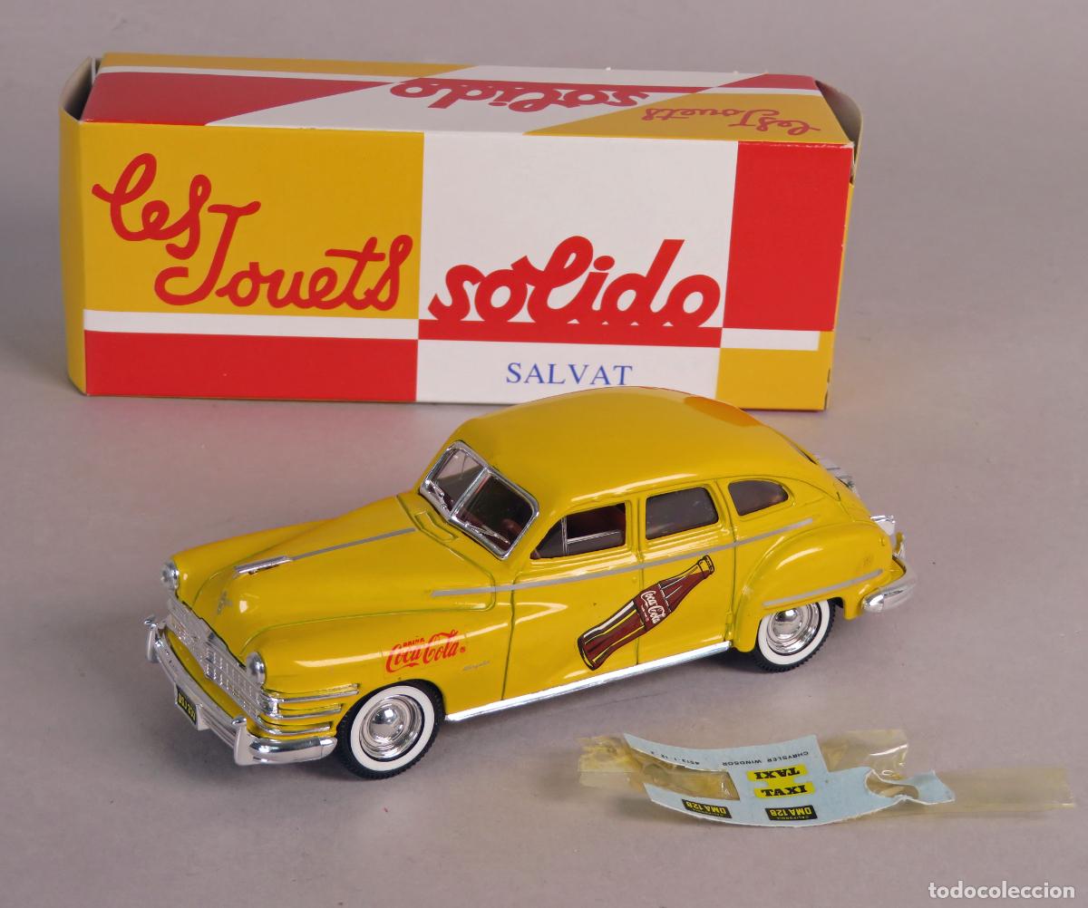Coches a escala: Chrysler Windsor 1946 Coca Cola S&oacute;lido 1/43 Salvat Coches Inolvidables Made in France