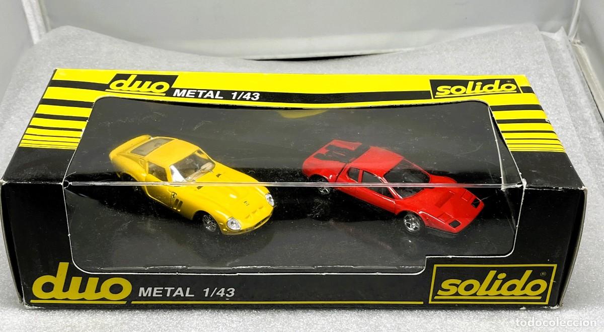 Coches a escala: DUO SOLIDO FERRARI, ESC.1/43, RARO, NUEVO SIN USO, C/CAJA - FLA