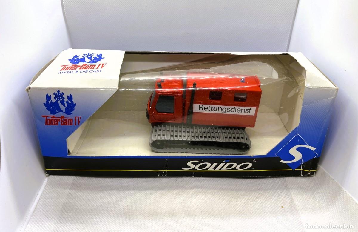 Coches a escala: SOLIDO VEHICULO APLANA NIEVE, ESC. 1/43, NUEVO, C/CAJA - FLA