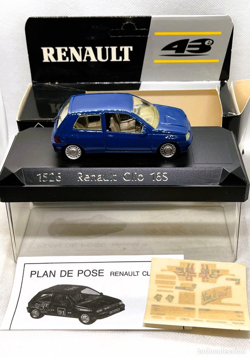 Coches a escala: SOLIDO RENAULT CLIO 16 S, ESC.1/43, NUEVO, C/CAJA - FLA