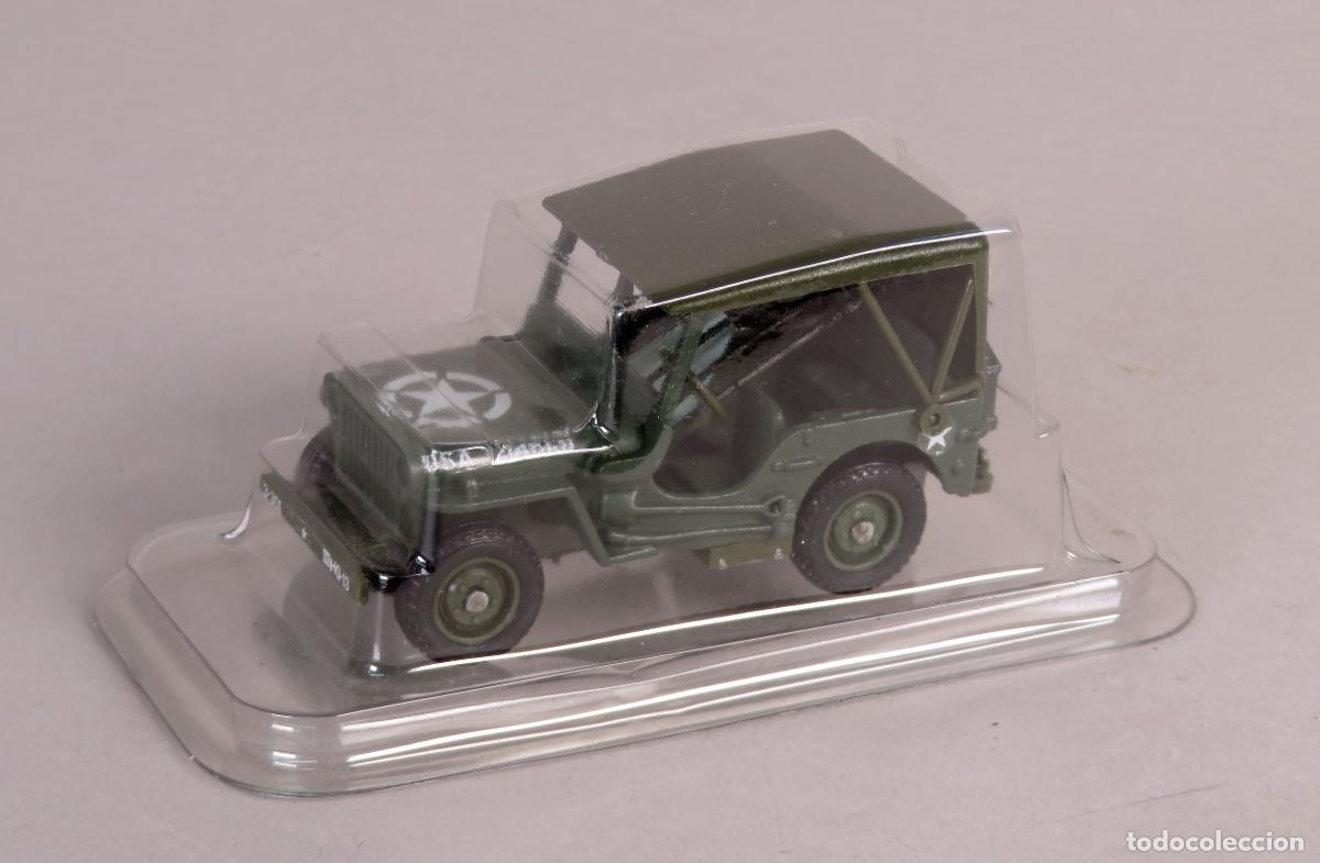 Coches a escala: Jeep Willys militar USA S&oacute;lido 1/43 Salvat Coches Inolvidables Made in France