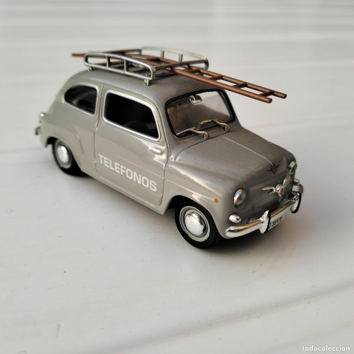 Coches a escala: SEAT 600 TELEF&Oacute;NICA. ESCA 1:43. SOLIDO. PERFECTO