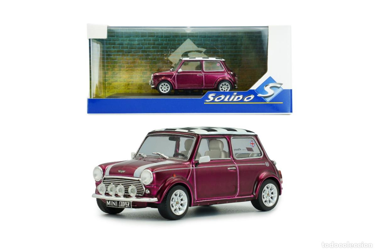 Coches a escala: MINI COOPER SPORT PURPLE 1997 1:43 SOLIDO