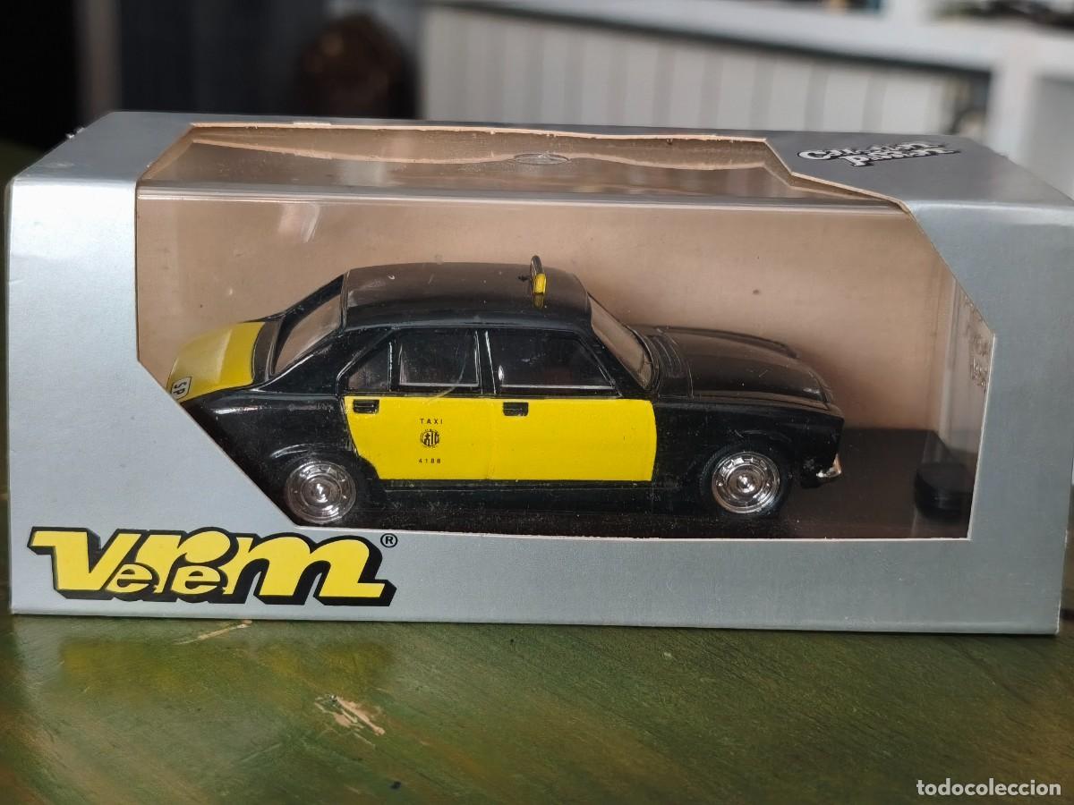 Coches a escala: Verem / Solido. Peugeot 504 Taxi Barcelona. Escala 1/43. Ref 9595. Made in France.