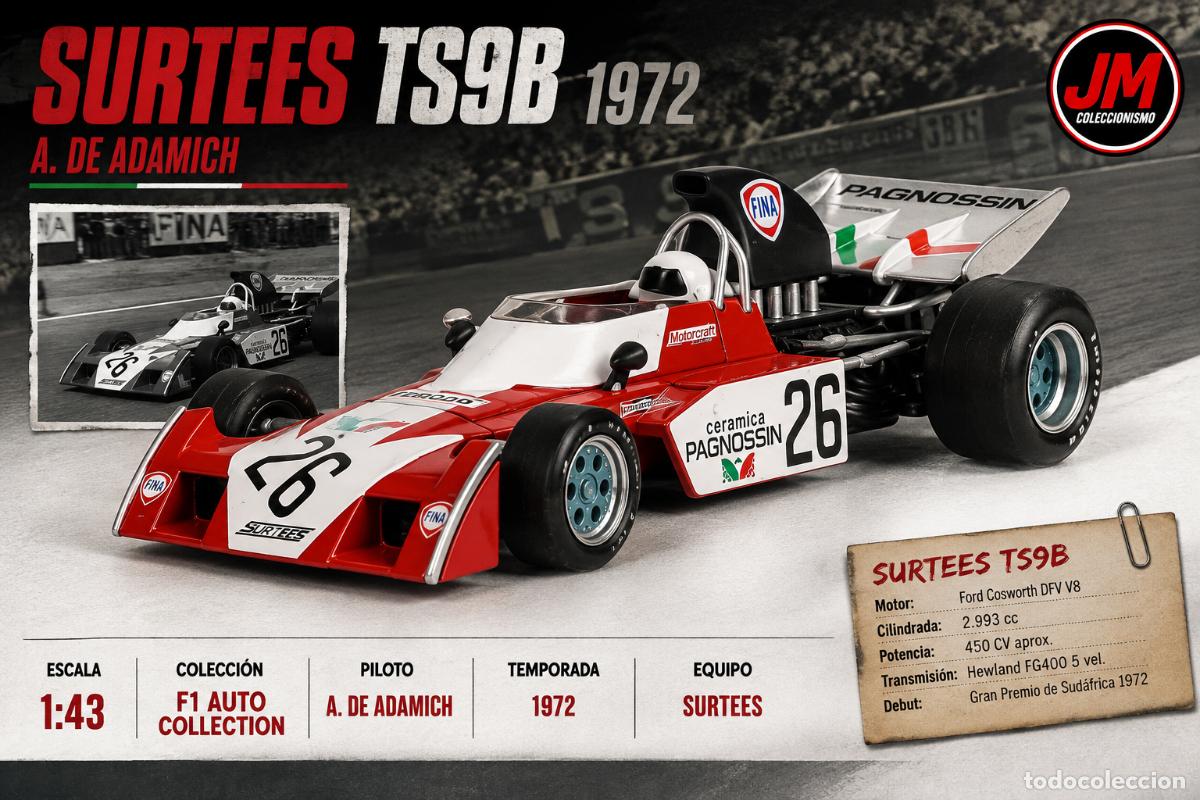 Coches a escala: Surtees TS9B 1972 - A. de Adamich