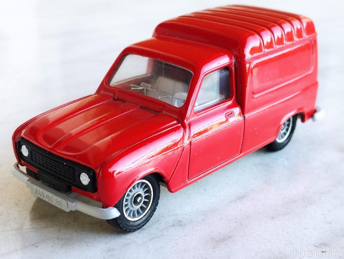 Coches a escala: ANTIGUA RENAULT 4 F6 FURGONETA DE SOLIDO SERIE 1300 BUENA