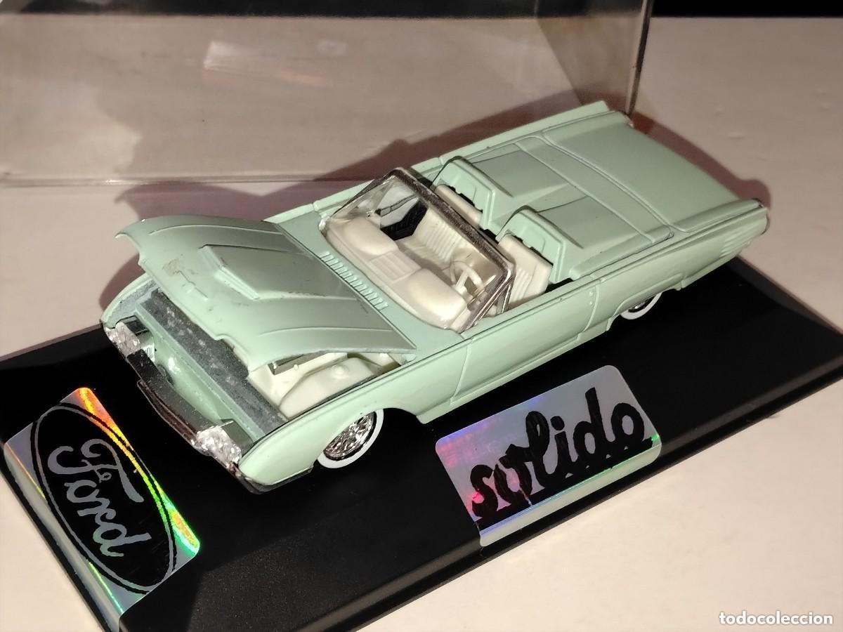 Modellautos: COCHE FORD THUNDERBIRD 1961,CONVERTIBLE LINGHT GREEN 1:43 - SOLIDO