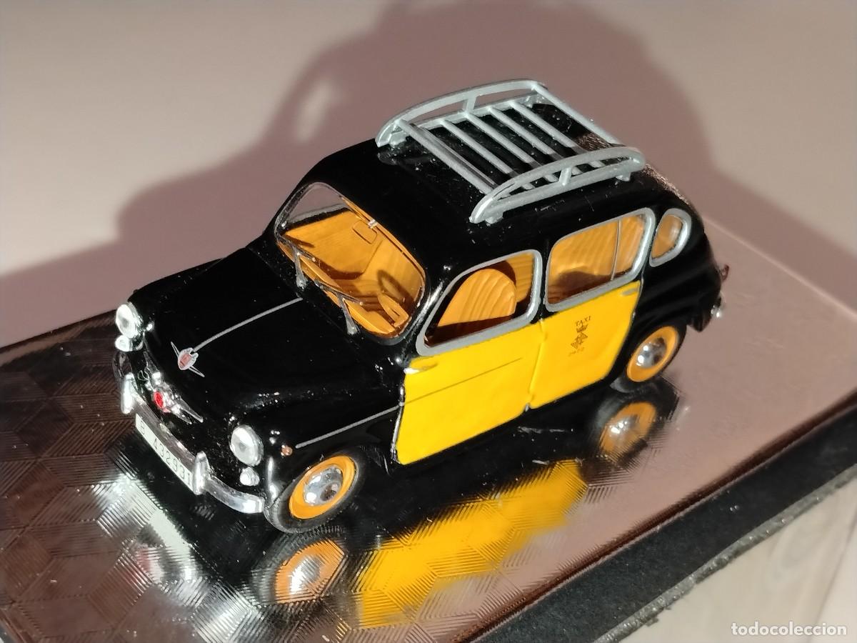 Modellautos: SEAT 800 TAXI BARCELONA 1965 1/43 DIE-CAST METAL CAR SOLIDO