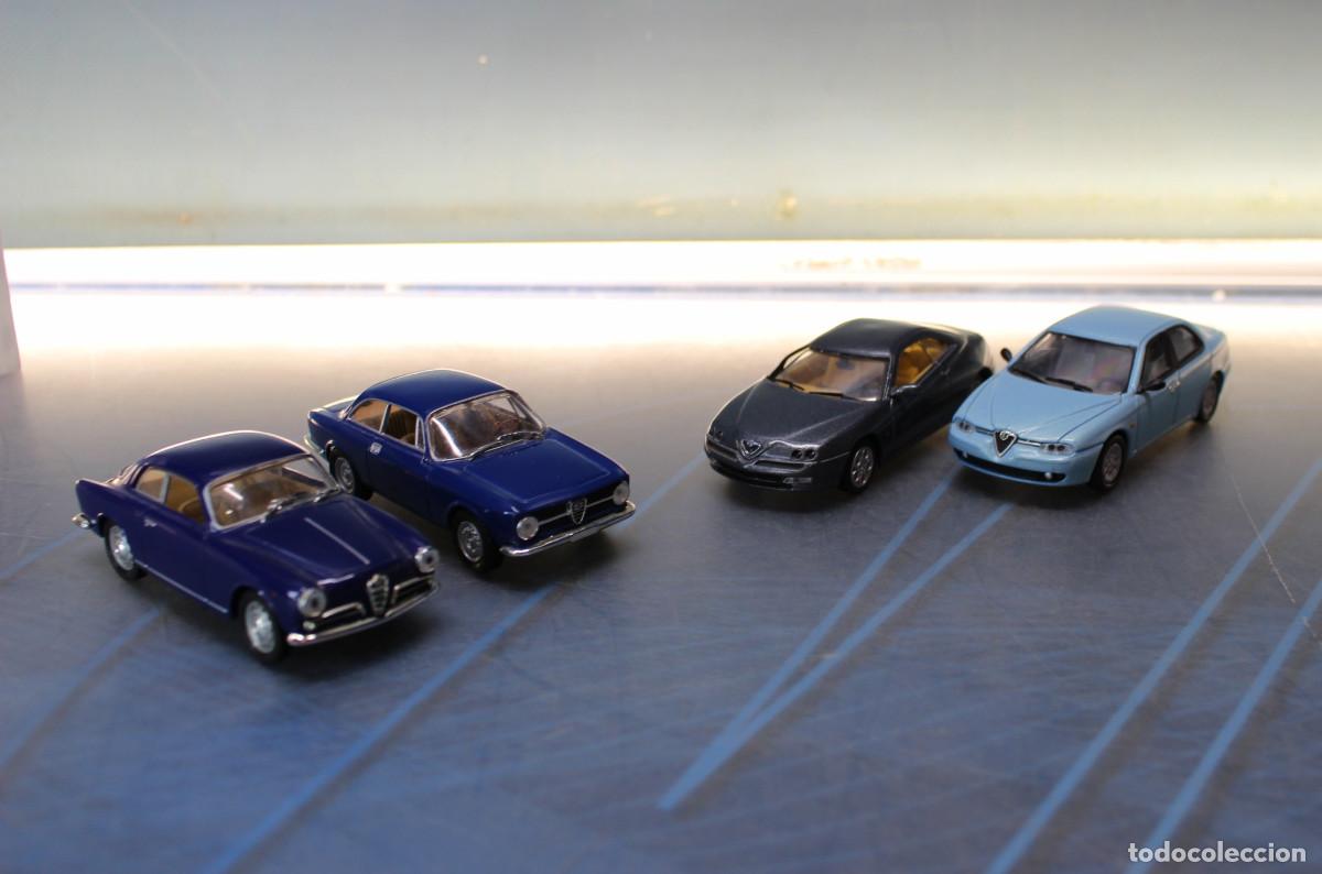 Coches a escala: 03. Solido 4 coches Alfa Romeo escala 1/43.