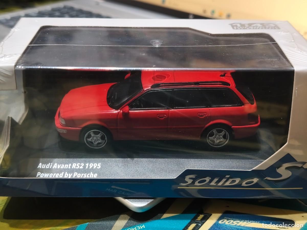 Coches a escala: Audi Avant RS2 (1995) Powered by Porsche. Solido. Lacer Red. Escala 1/43.