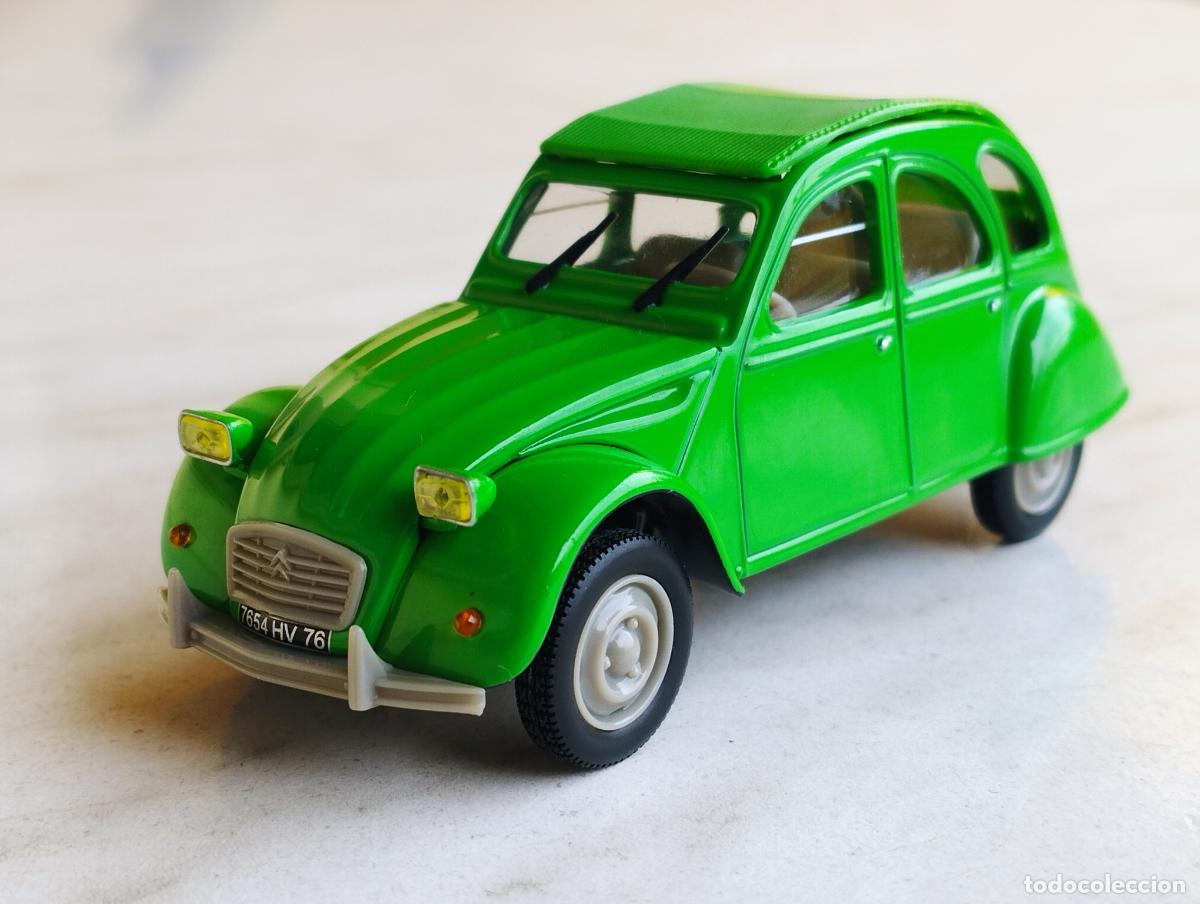 Carros em escala: CITROEN 2CV 6 CT 2 CV VERDE DE NOREV ESCALA 1,43 NUEVO EN SU CAJA BLISTER MUY BUENO