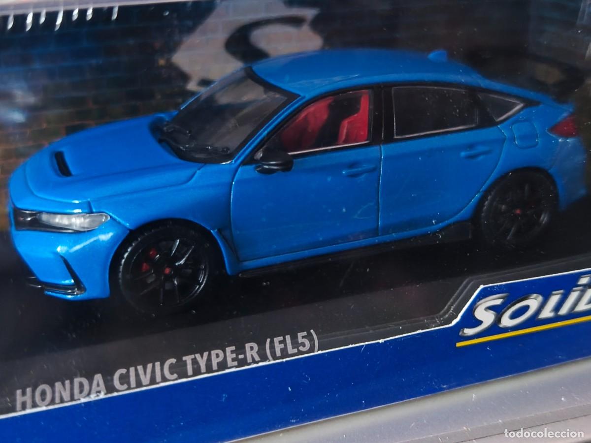 Coches a escala: Honda Civic Type-R (FL5) Blue Racing Escala 1/43. Solido S4314301