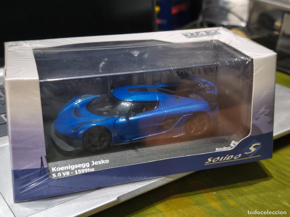 Coches a escala: Koenigsegg Jesko 5.0 V8. IMPERIAL BLUE . Escala 1/43. Solido 4312601