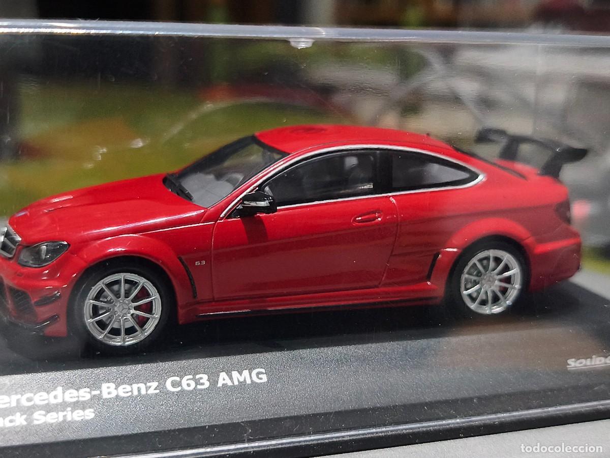 Carros em escala: Mercedes-Benz C63 AMG Black Series Red (2012). Escala 1/43. Solido S4311602