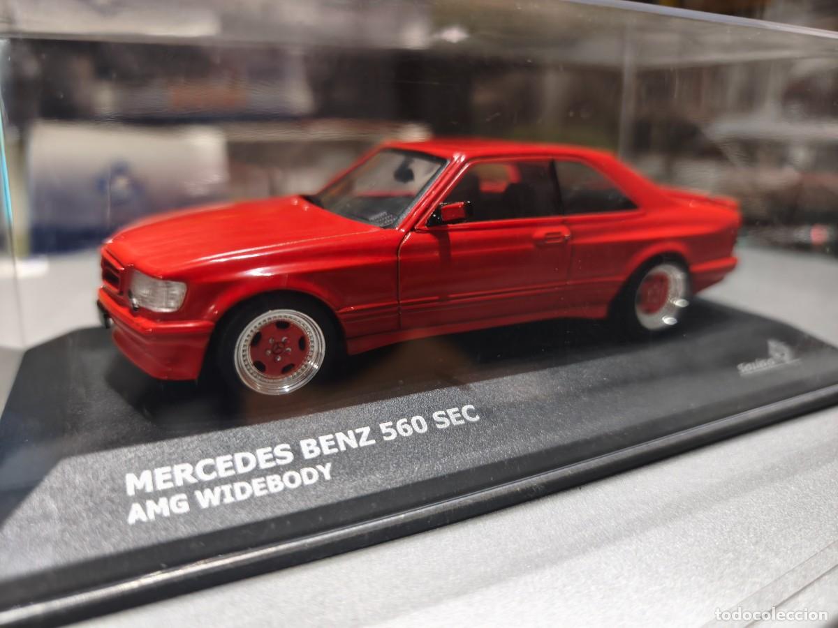 Coches a escala: Mercedes-Benz 560 SEC AMG WideBody Red. Escala 1/43. Solido S4310902