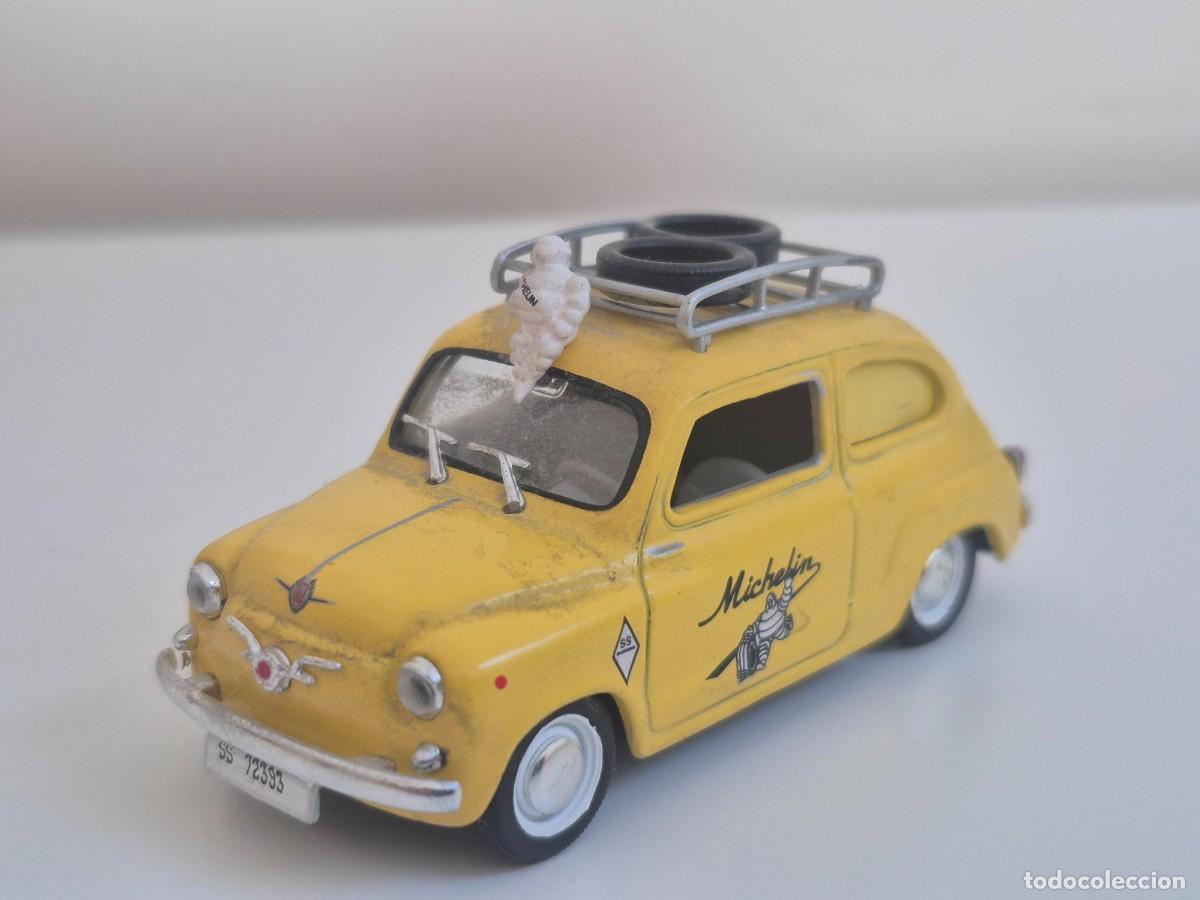 Coches a escala: 1/43 Coche Seat 600 D 600D 1967 MICHELIN BIBEMDUM MATRICULA SAN SEBASTIAN EUSKADI SOLIDO 1:43