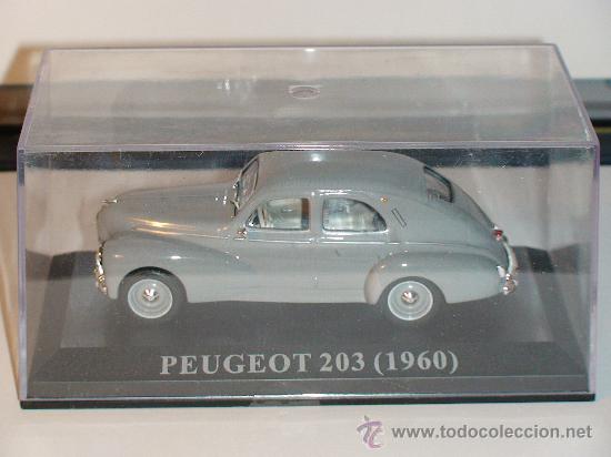 coche miniatura coleccion peugeot 203 año 1960 - Compra venta en