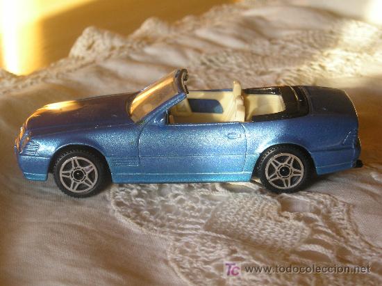 Coches a escala: **BONITO COCHE DESCAPOTABLE DE METAL,---MERCEDES 300 SL (BURAGO,MADE IN ITALY) &iexcl;&iexcl;DE 10 CM!!