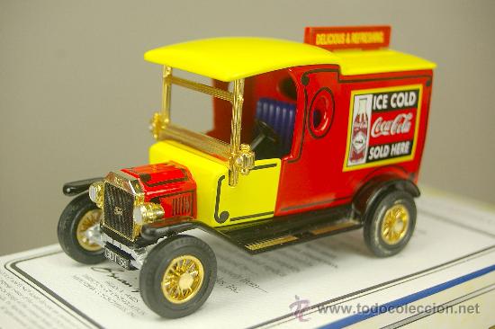 Model Cars: FORD T Van 1912 COCA-COLA Brand MATCHBOX Collectibles 1995 Nuevo en Caja Original- IDEAL PARA REGALO