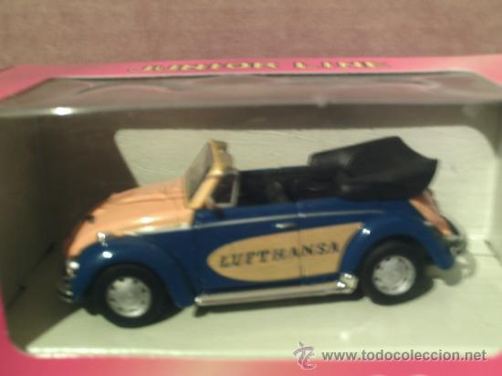 Coches a escala: SCHUCO ---- VW K&Auml;FER CABRIO LUFTHANSA - Foto 1