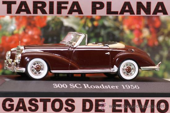Coches a escala: MERCEDES BENZ 300 SC ROADSTER 1956 ESCALA 1:43 DE ALTAYA EN SU CAJA