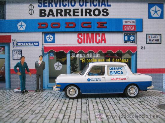 Coches a escala: DIORAMA 1/43 SIMCA-DODGE-BARREIROS........jr dioramas.....